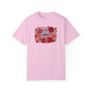 Feminist T-shirt - FERAL FEMINIST design