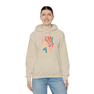 Hoodie Sweatshirt: Feminist AF Empowerment Design