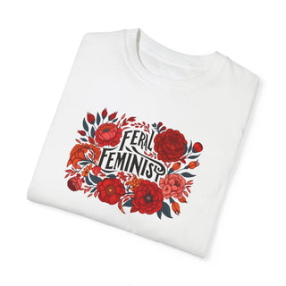 Feminist T-shirt - FERAL FEMINIST design