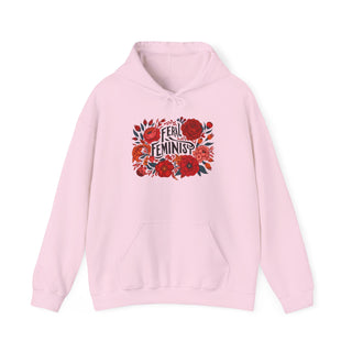 Hooded Sweatshirt - FERAL FEMINIST Bold Graphic Design