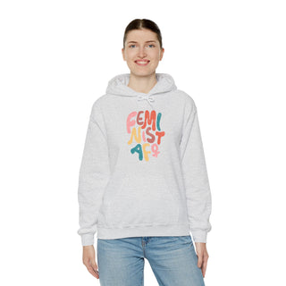 Hoodie Sweatshirt: Feminist AF Empowerment Design