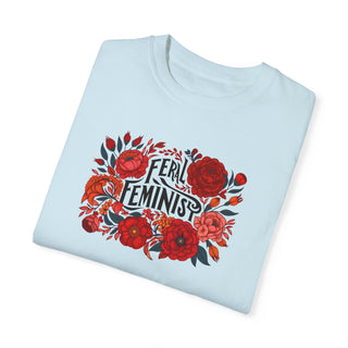 Feminist T-shirt - FERAL FEMINIST design