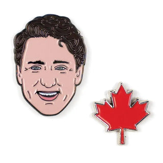 Justin Trudeau and Maple Leaf